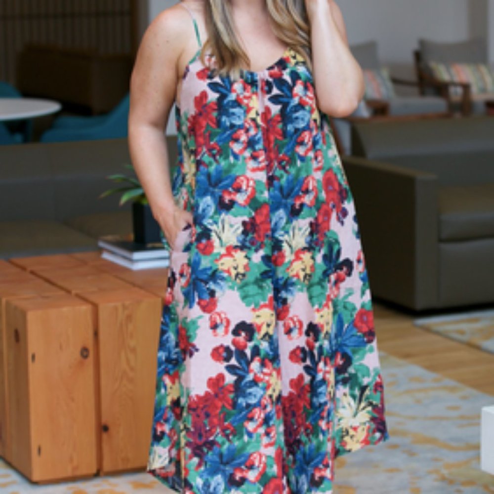 TYSA Sonoma Playsuit in Monet's Garden pattern